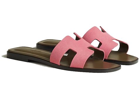 rose du desert hermes|Hermes Oran Sandal Rose Du Desert Goatskin.